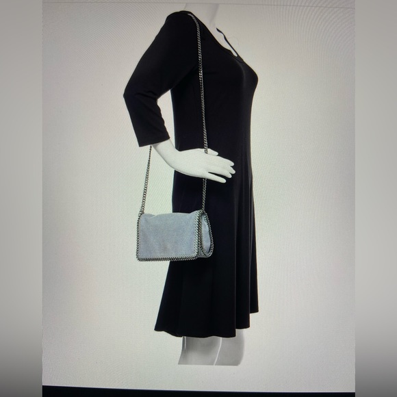 ✨Host Pick ✨CTELLA MCCARTNEY Shaggy Deer Falabella Crossbody Bag Duck Blue - Picture 7 of 16